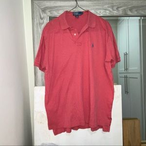 Ralph Lauren Polo Shirt Racing Red/Dark Pink